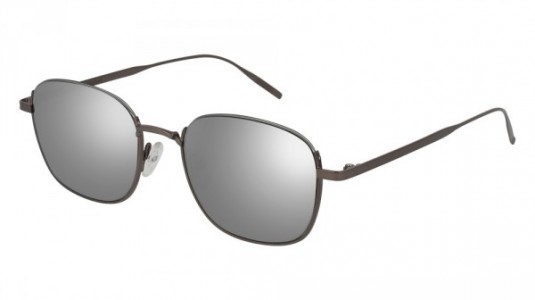 Tomas Maier TM0025S Sunglasses, 003 - RUTHENIUM with SILVER lenses