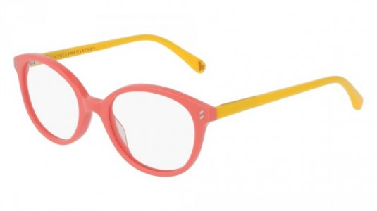Stella McCartney SK0015O Eyeglasses, 002 - PINK with YELLOW temples