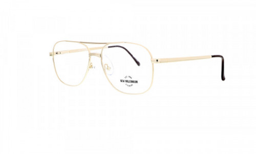 New Millennium Rich Eyeglasses, Yellow Gold