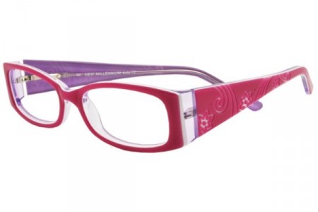 New Millennium Kiss Eyeglasses, Pink/Purple