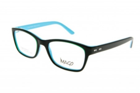 Imago Taormina Eyeglasses, col.26 Dark Green / Light Blue