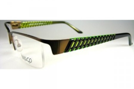 Imago Isamu Eyeglasses, col.5 Olive/black/green
