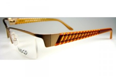 Imago Isamu Eyeglasses, col.7 gold /light brown/beige