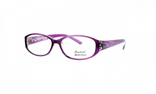 Practical Kate Eyeglasses, Purple Crystal