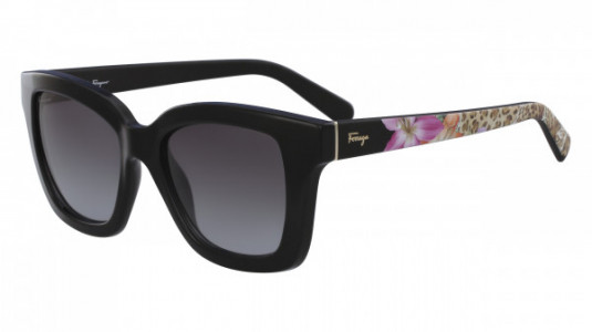 Ferragamo SF858S Sunglasses, (001) BLACK