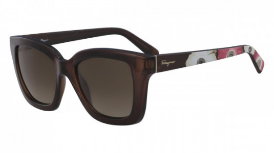 Ferragamo SF858S Sunglasses, (210) BROWN