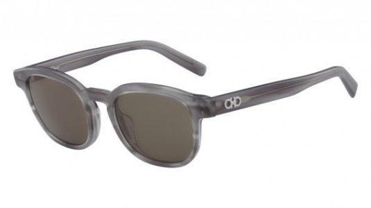 Ferragamo SF866S Sunglasses, (003) STRIPED GREY
