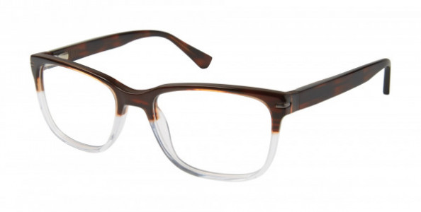 Geoffrey Beene G516 Eyeglasses, Brown /Crystal (BRN)