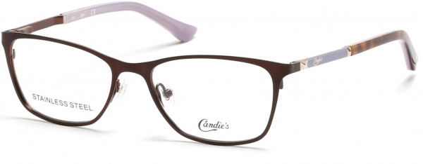 Candie's Eyes CA0141 Eyeglasses, 049 - Matte Dark Brown