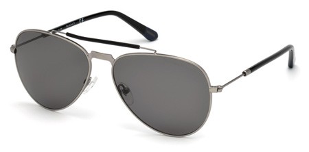 Gant GA7088 Sunglasses, 09D - Matte Gunmetal  / Smoke Polarized
