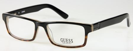 Guess GU-1750 (GU 1750) Eyeglasses, D36 (BLKTO) - Black/ecalle
