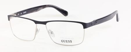 Guess GU-1791 (GU 1791) Eyeglasses, D32 (BLKSI) - Black / Silver