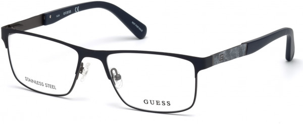 Guess GU1928 Eyeglasses, 091 - Matte Blue