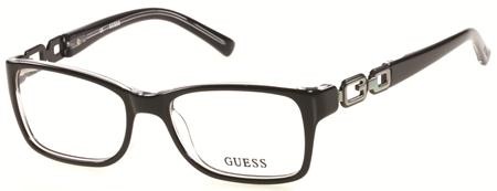 Guess GU-2406A (GUA 2406) Eyeglasses, B84 (BLK) - Black