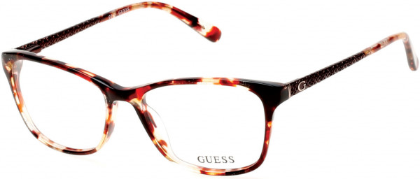 Guess GU2500 Eyeglasses, 047 - Light Brown/other