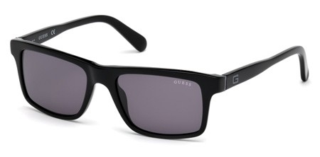 Guess GU-6886 Sunglasses, 01A - Shiny Black / Smoke