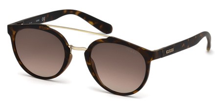 Guess GU-6890 Sunglasses, 52F - Dark Havana / Gradient Brown