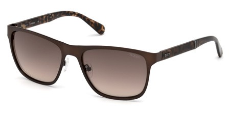 Guess GU-6891 Sunglasses, 49F - Matte Dark Brown / Gradient Brown