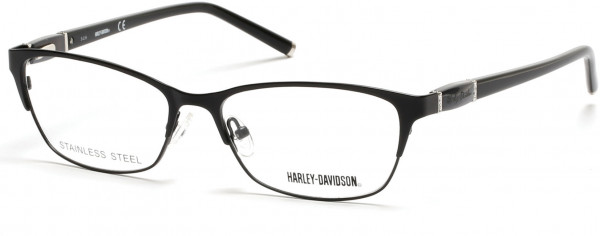 Harley-Davidson HD0538 Eyeglasses, 002 - Matte Black