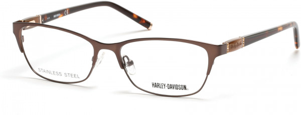 Harley-Davidson HD0538 Eyeglasses, 049 - Matte Dark Brown