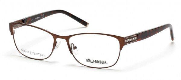 Harley-Davidson HD0540 Eyeglasses, 046 - Matte Light Brown