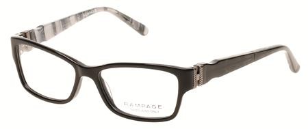 Rampage RA-0187T (R 187T) Eyeglasses, B84 (BLK) - Black