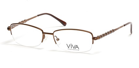 Viva VV-0285 (285) Eyeglasses, D96 (BRN) - Brown