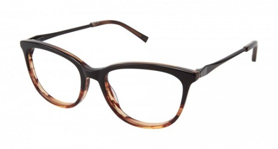 Kate Young K301 Eyeglasses, Black/Tortoise (BLK)
