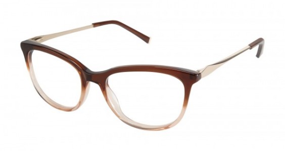 Kate Young K301 Eyeglasses, Brown/Light Brown (BRN)