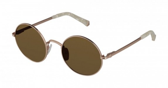 Kate Young K521 Sunglasses, Gold (GLD)