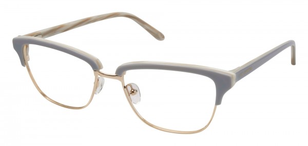 Lulu Guinness L779 Eyeglasses, Gold/Grey (GLD)