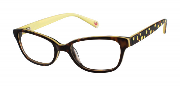 Lulu Guinness LK006 Eyeglasses, Tortoise/Yellow (TOR)