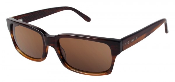 Ted Baker B607 Sunglasses, Brown Horn (BRN)