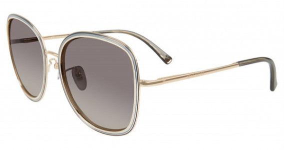 Nina Ricci SNR056 Sunglasses, Blue Gold 300F