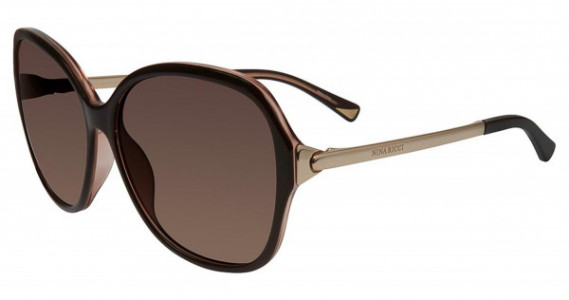 Nina Ricci SNR052 Sunglasses, Brown Crystal 0W35