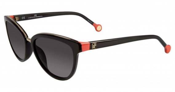 Carolina Herrera SHE688 Sunglasses, Shiny Black 700K