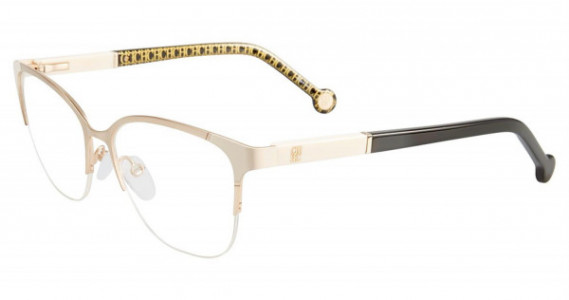 Carolina Herrera VHE091K Eyeglasses, Matt Gold 0S36