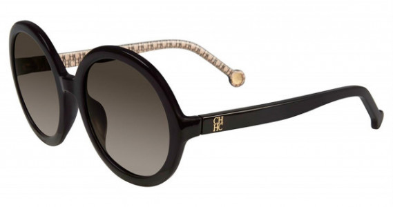 Carolina Herrera SHE696 Sunglasses, Shiny Black 700