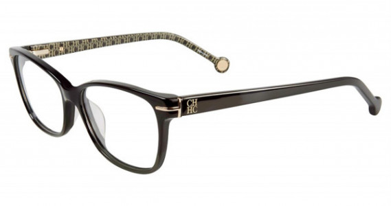 Carolina Herrera VHE635K Eyeglasses, Shiny Black 700K