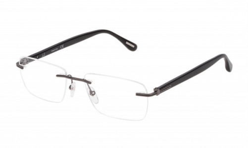 dunhill VDH027 Eyeglasses, Shiny Gunmetal 0K59