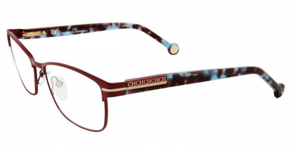 Carolina Herrera VHE096K Eyeglasses, Burgundy 07Fl