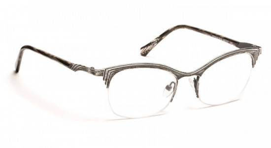 Boz by J.F. Rey ETOILE Eyeglasses, BLACK / WHITE (0010)
