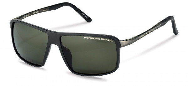 Porsche Design P8650 Sunglasses, A black (grey green polarized)