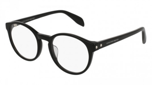 Alexander McQueen AM0075OA Eyeglasses, BLACK
