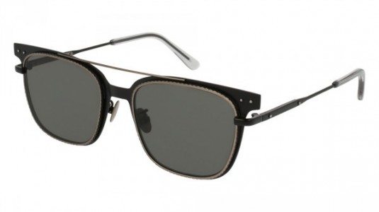 Bottega Veneta BV0095SA Sunglasses, 001 - BLACK with GREY lenses
