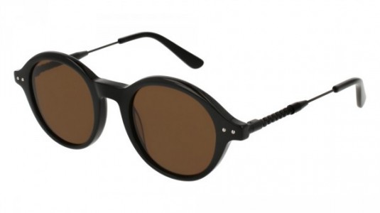 Bottega Veneta BV0107S Sunglasses, 001 - BLACK with BROWN lenses