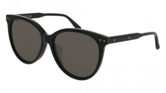 Bottega Veneta BV0119SA Sunglasses, 001 - BLACK with GREY lenses
