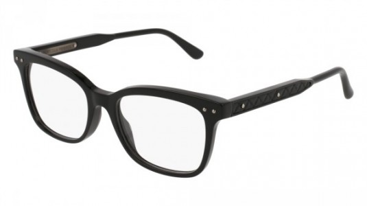 Bottega Veneta BV0120O Eyeglasses, 001 - BLACK