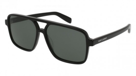 Saint Laurent SL 176 Sunglasses, 001 - BLACK with GREY lenses
