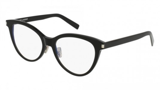 Saint Laurent SL 177 SLIM Eyeglasses, 001 - BLACK
